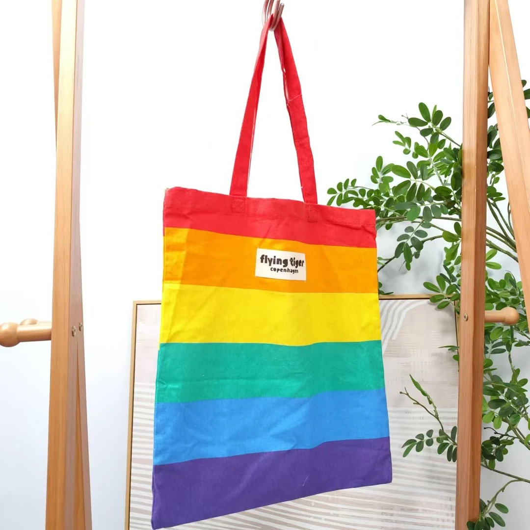 简约时尚文艺百搭休闲帆布棉布单肩手提包女新款