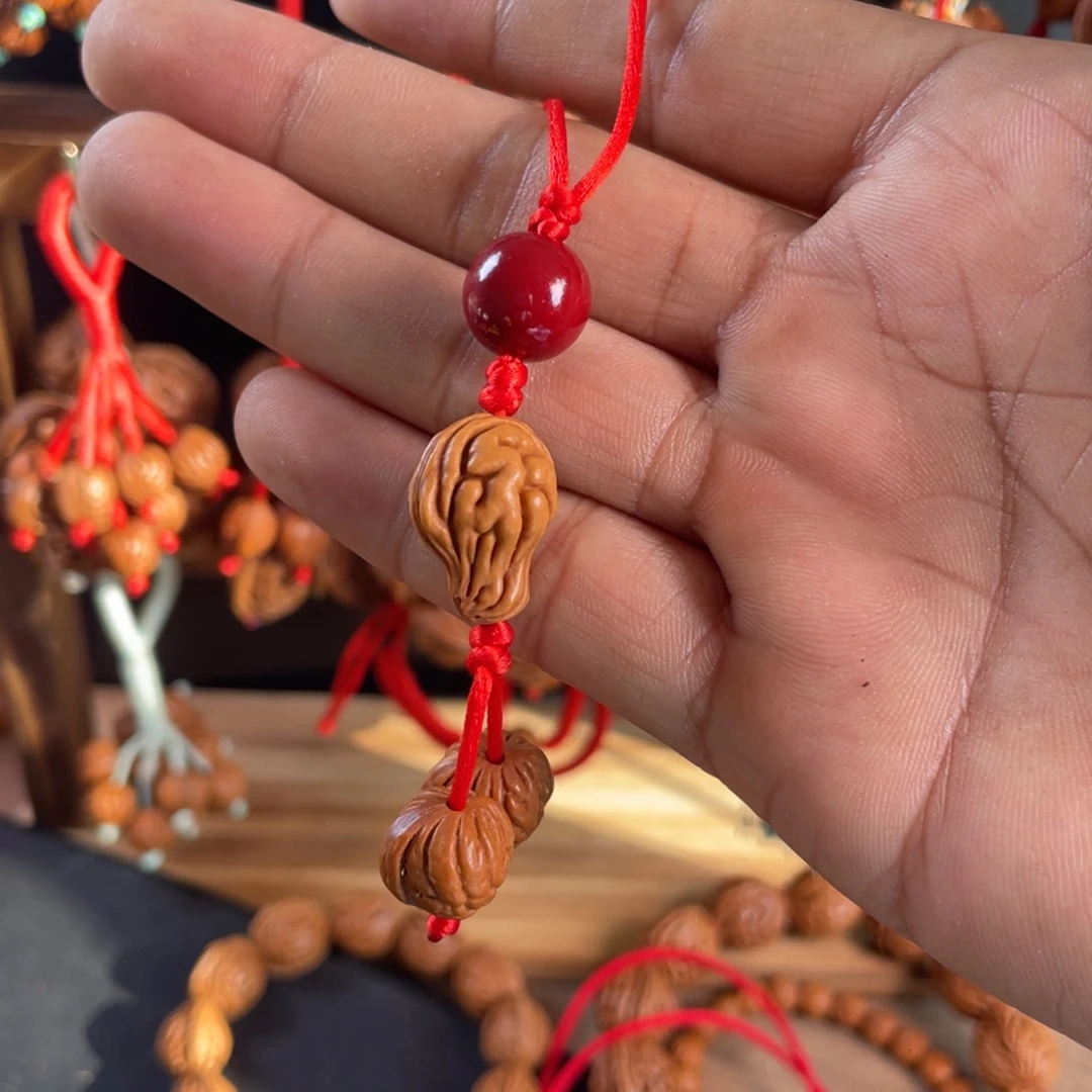 手串桃核手机挂件