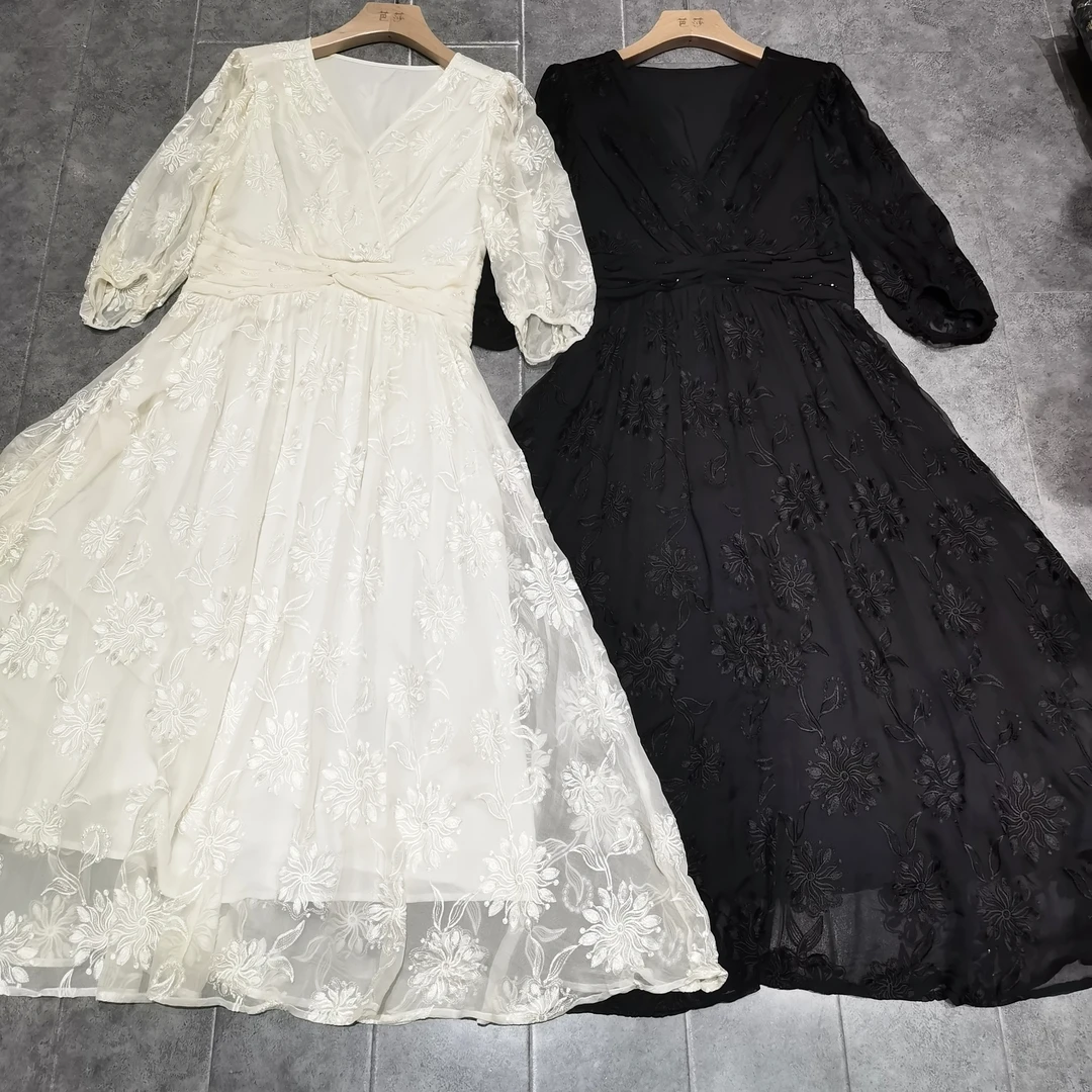 8182芭莎家桑蚕丝连衣裙