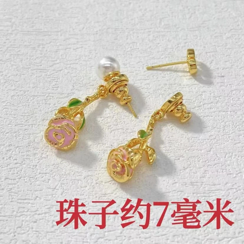 铜合金耳饰 木木（RZ4766）耳环