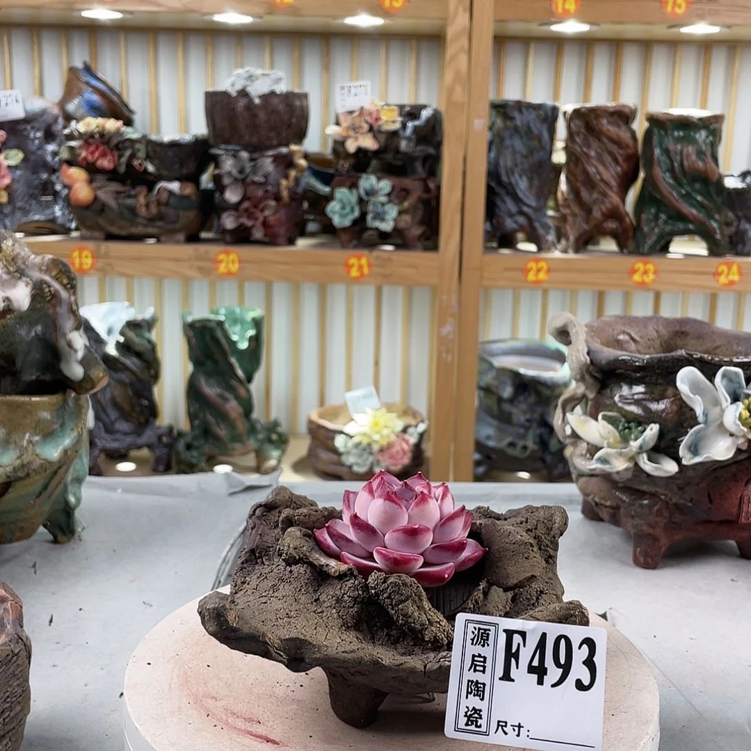 紫砂花盆手工制作默认微瑕493