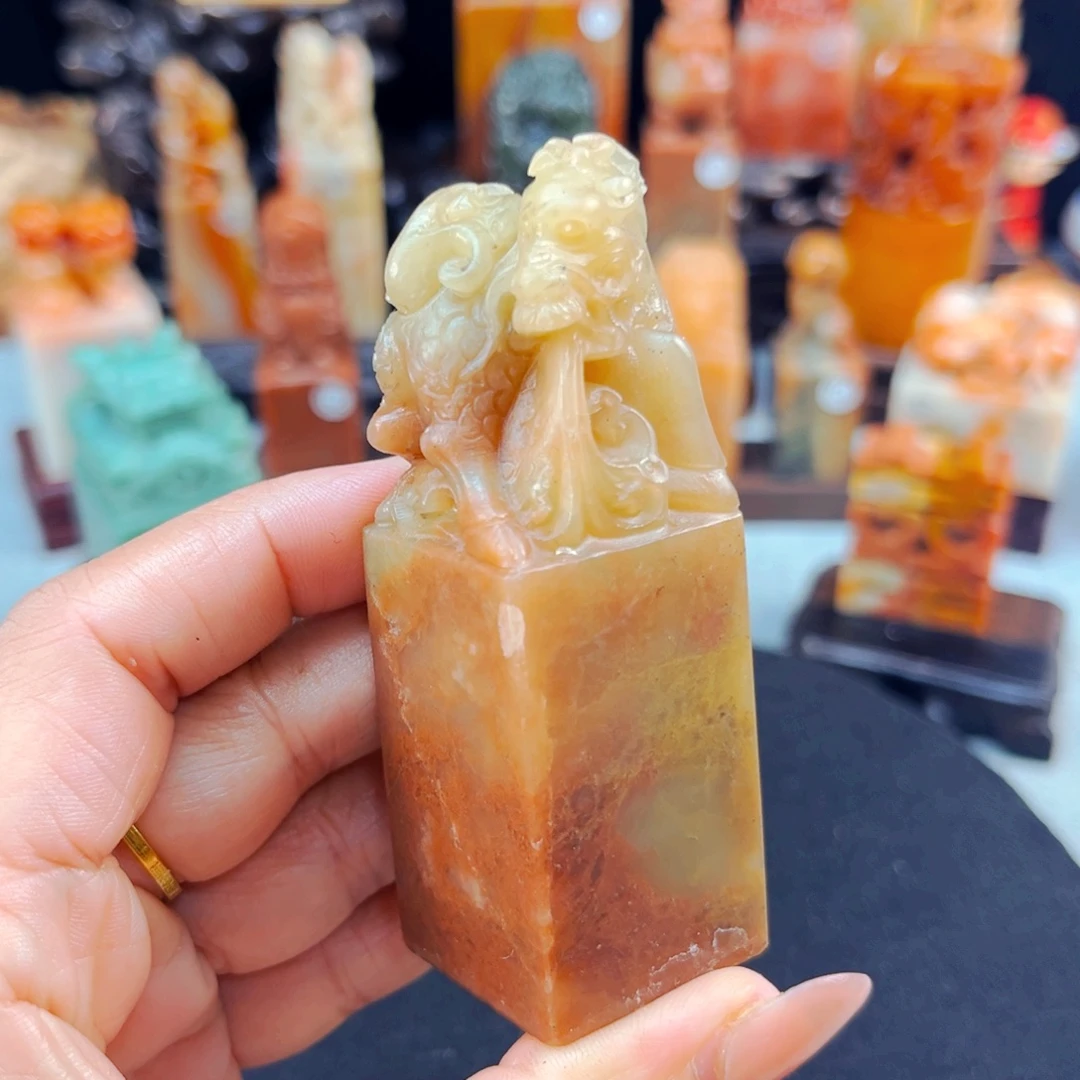 寿山石捡漏瑕疵品2.8*2.8