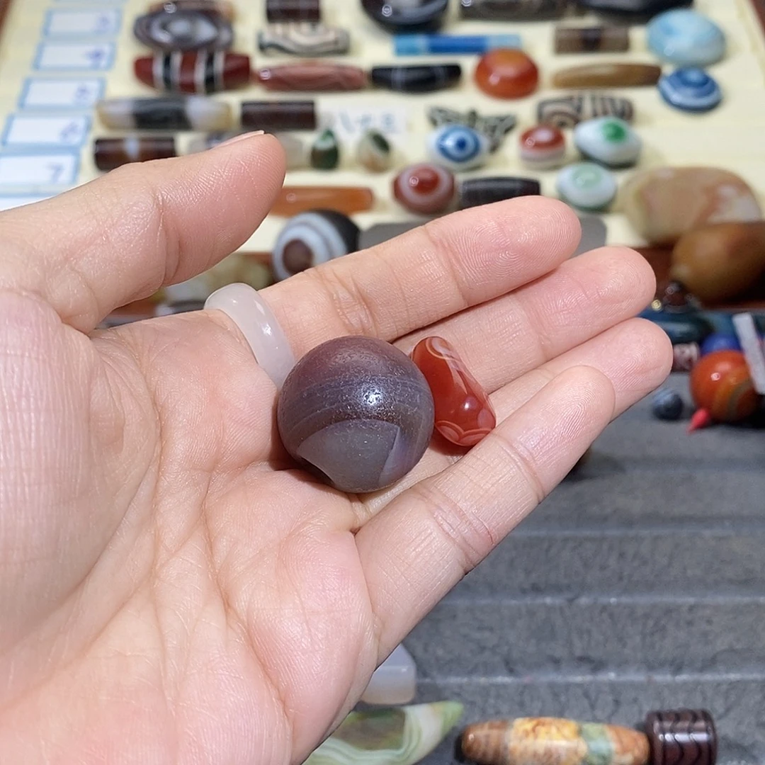 左***叶玛瑙/玉髓合金颈饰