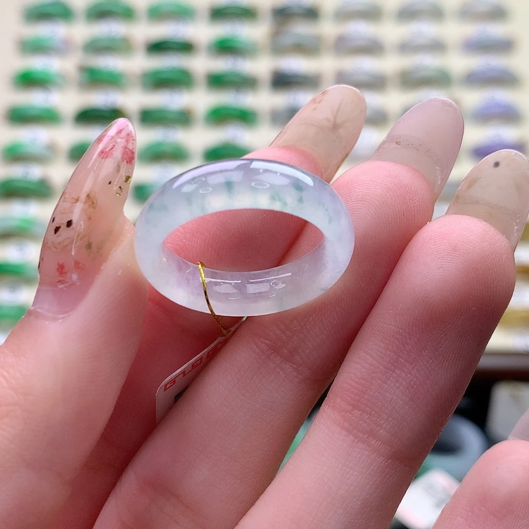 翡翠未镶嵌戒指港15