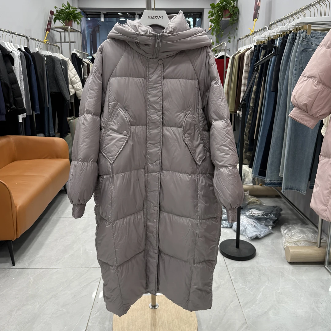 麦寻女装长款棉服YRLLP001尺码大