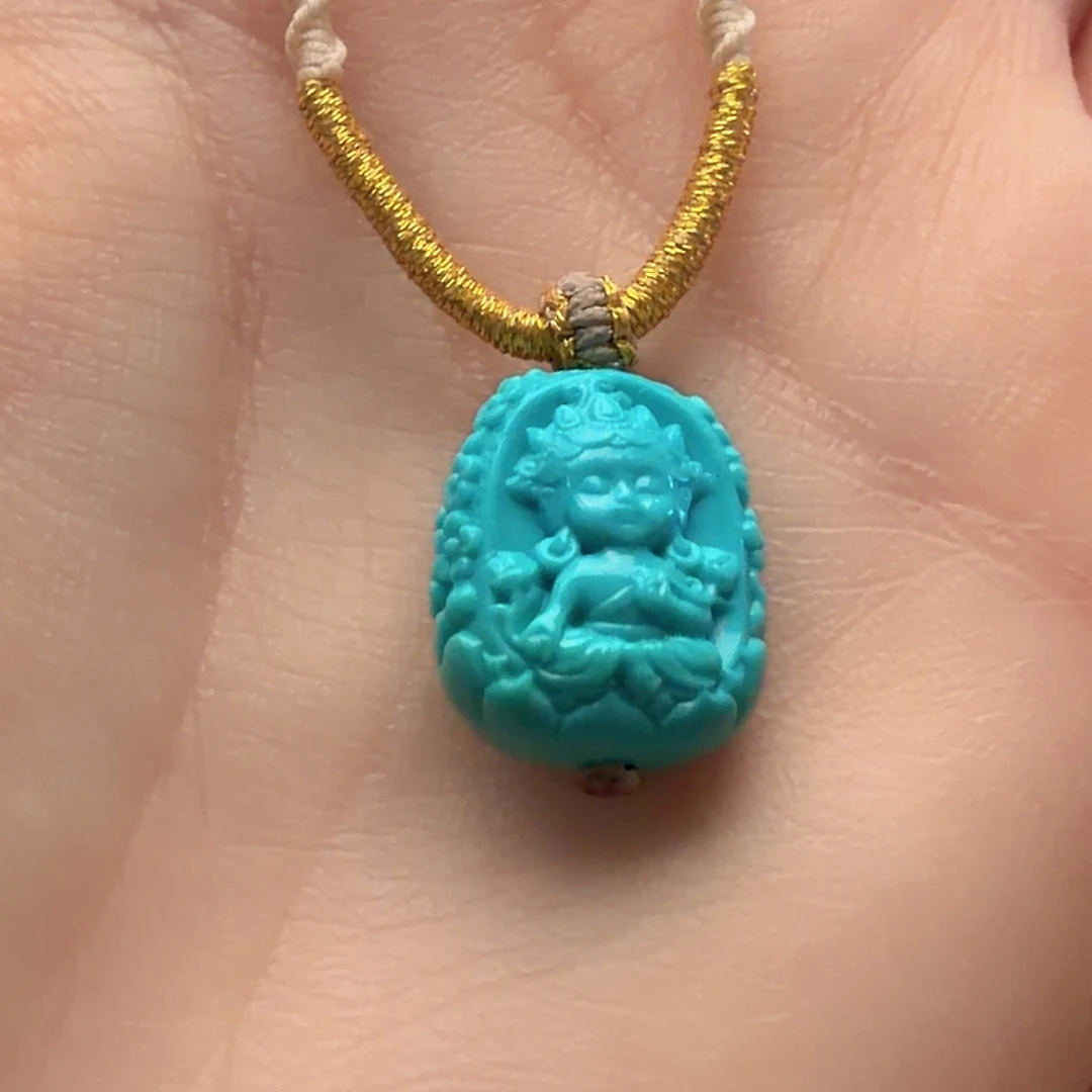 绿松石未镶嵌颈饰