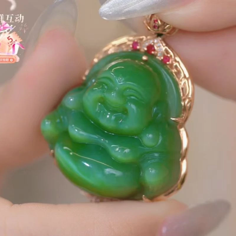 和田玉吊坠（佛公）【8105AX】