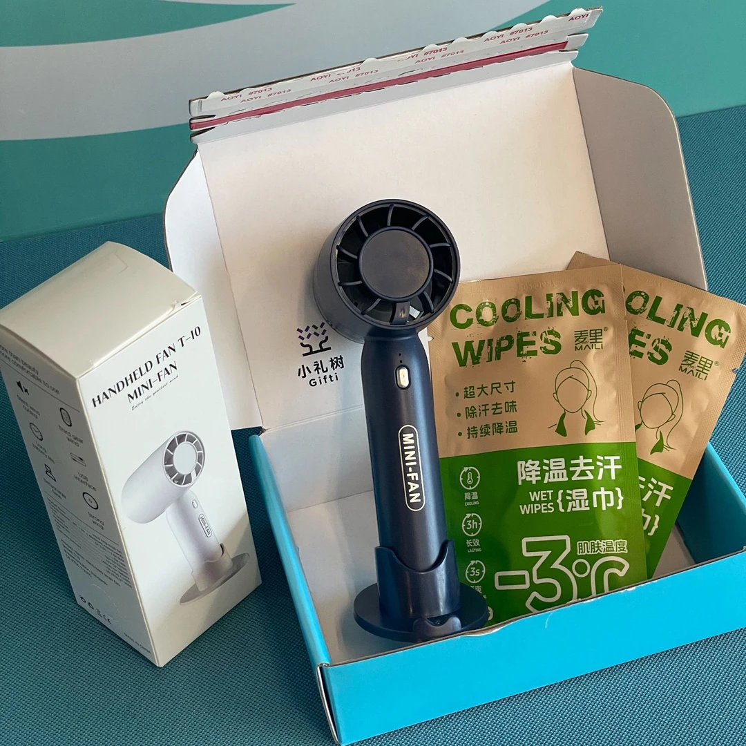 usb电风扇手持涡轮可充电便携式大风力小巧迷你