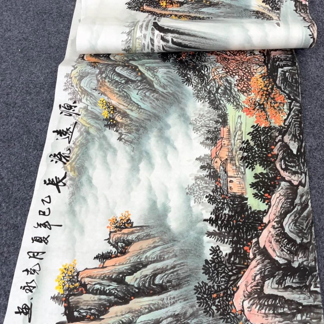 国画国画作品老师手绘