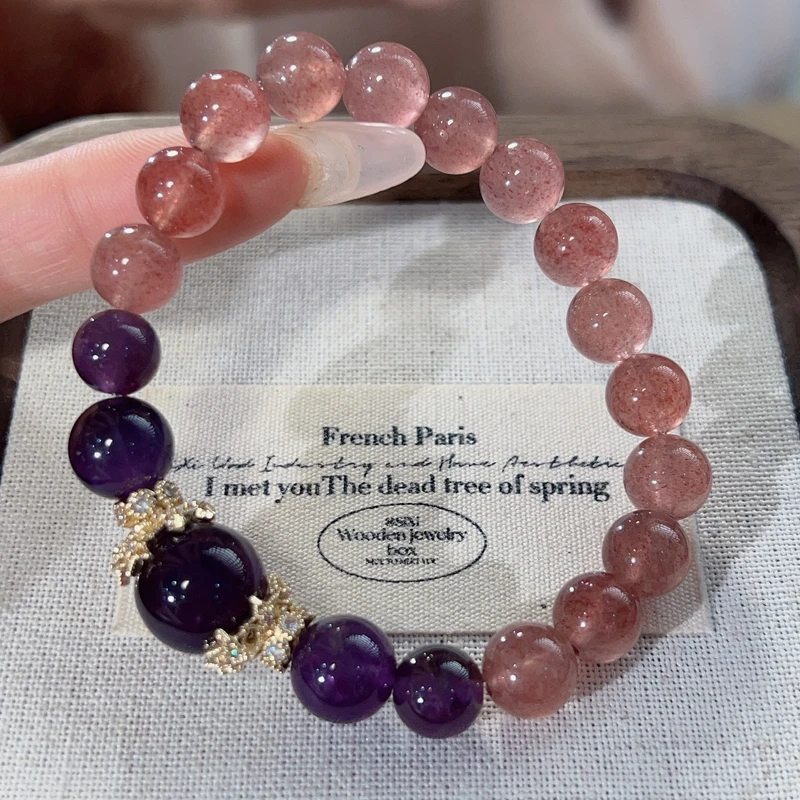 【随机发天然水晶手串】多样性原创设计天然水晶