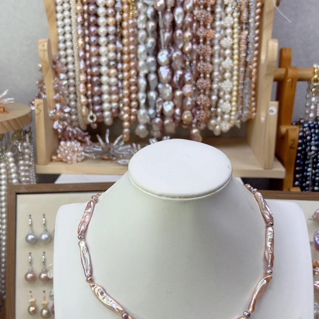 手绳合金淡水珍珠