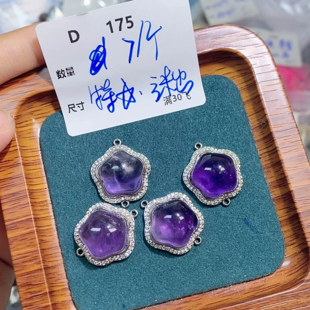 银S925镶嵌颈饰水晶D175