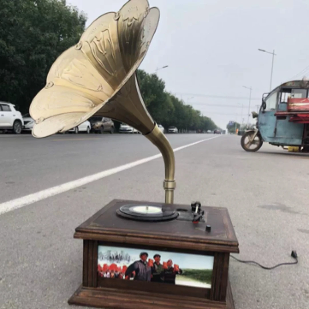 怀旧老留声机复古摆件