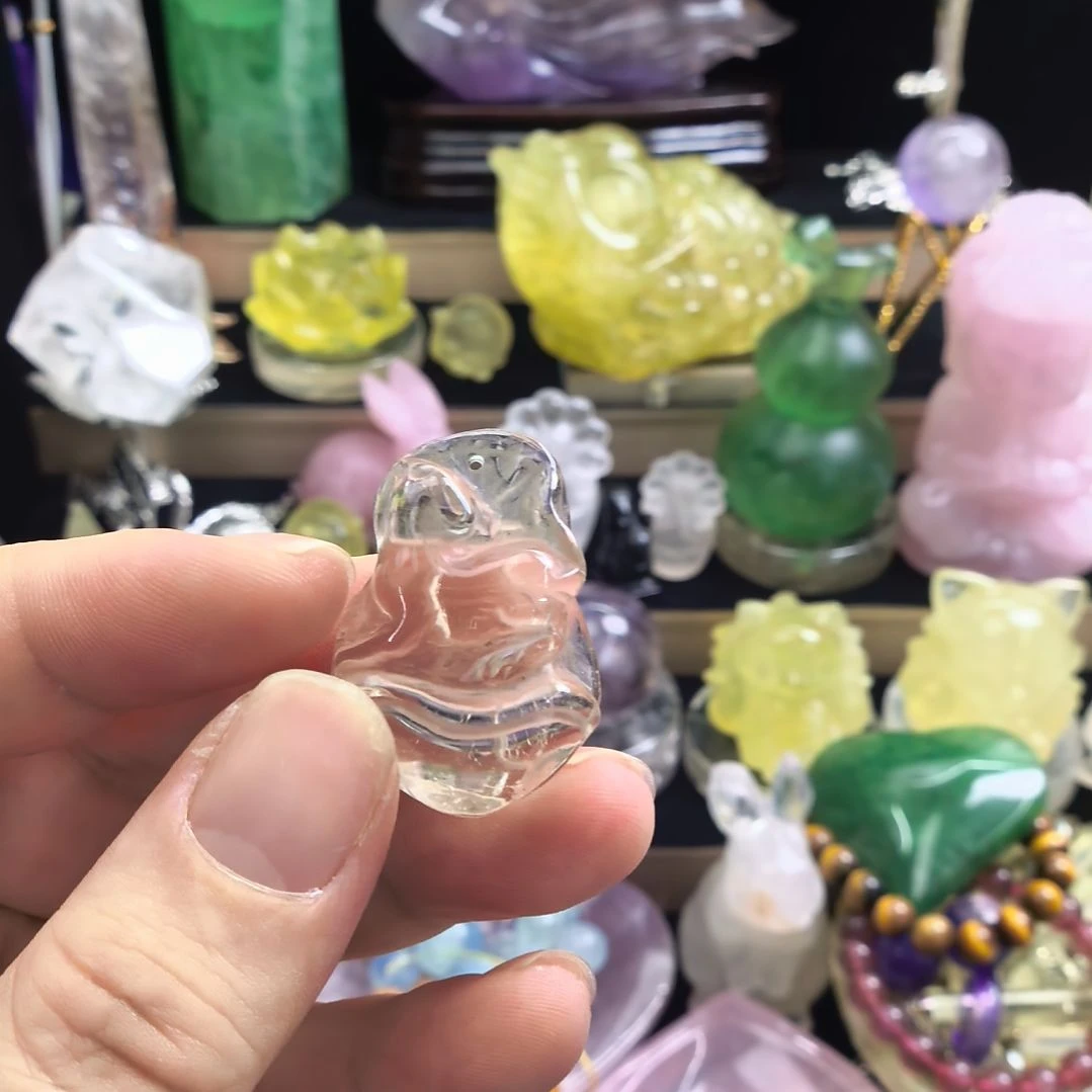 摆件未镶嵌水晶水晶摆件微瑕