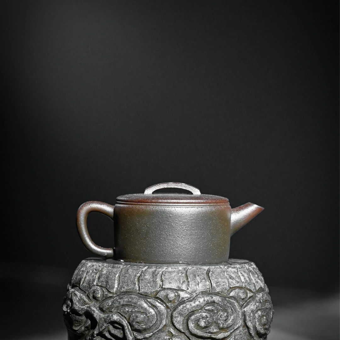 【柴烧·汉瓦壶】宜兴原矿紫砂柴烧精工制小汉瓦