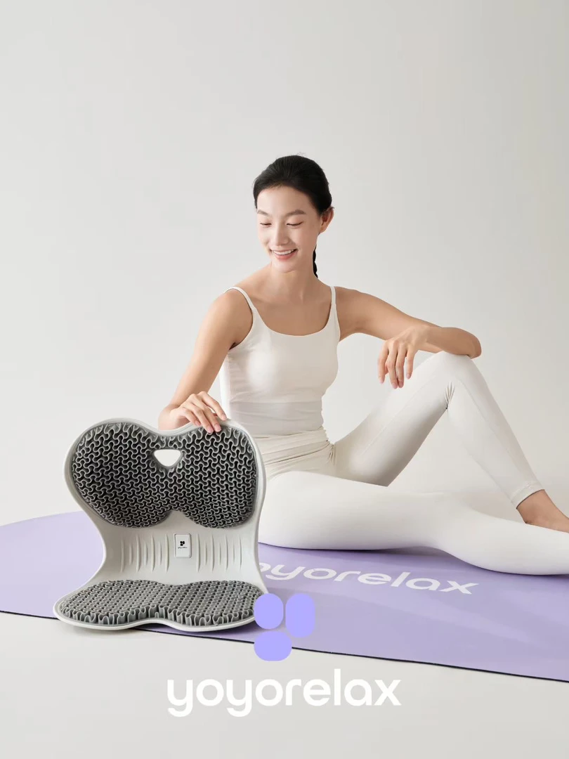 人体工学TPE护腰矫姿坐垫腰靠一体久坐不累座椅神器