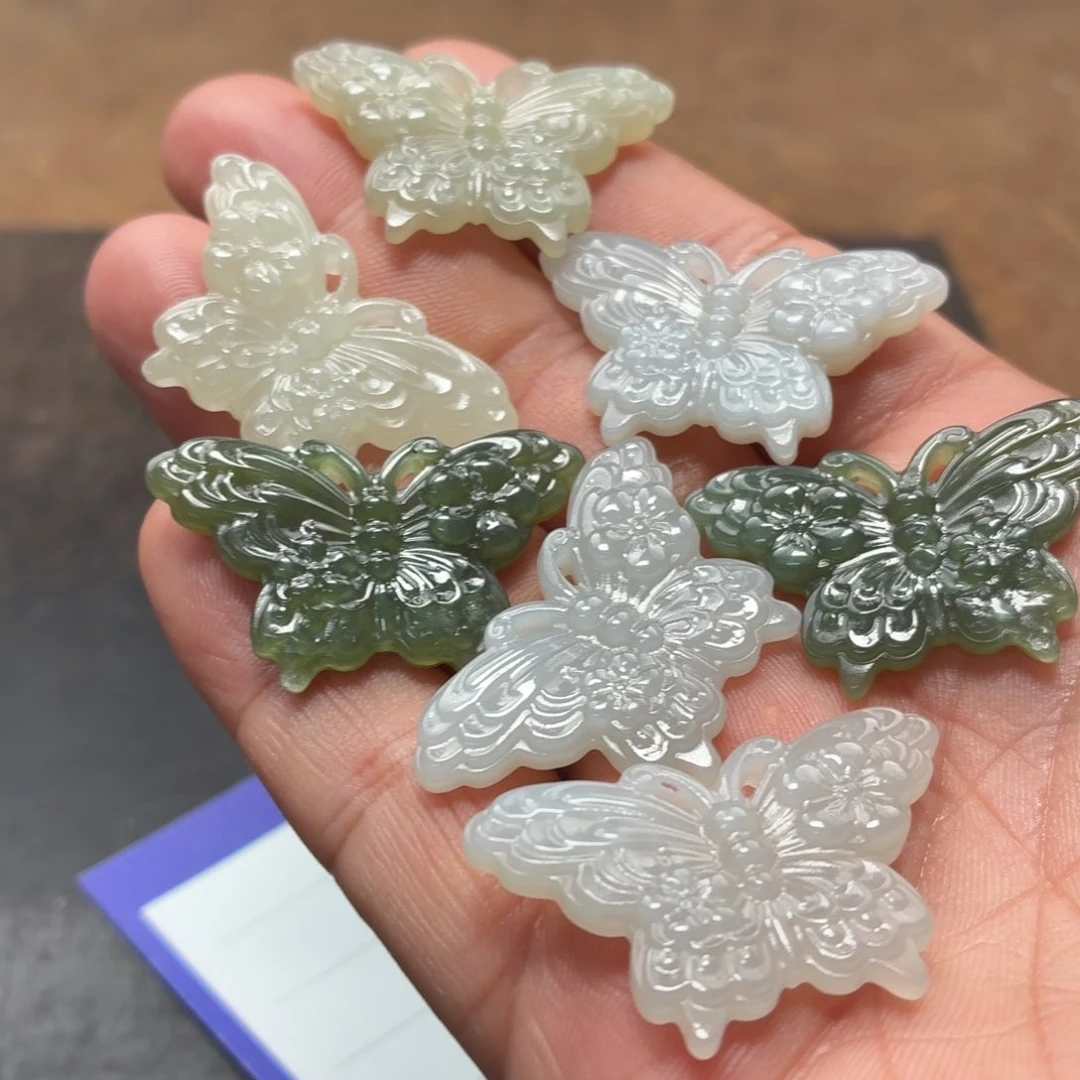 和田玉未镶嵌颈饰多样性发货拍1️⃣发一