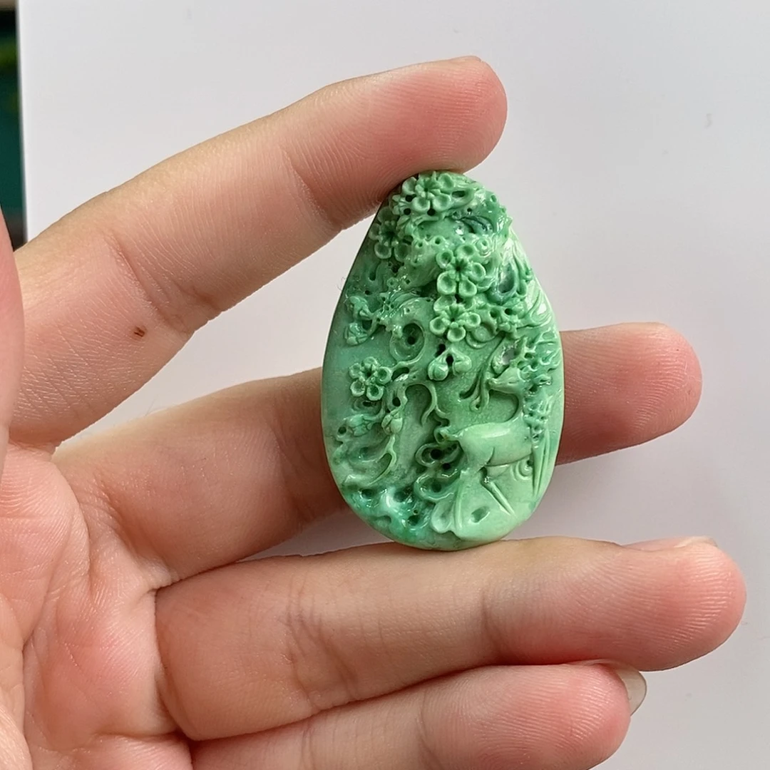 绿松石珠宝奇石未镶嵌