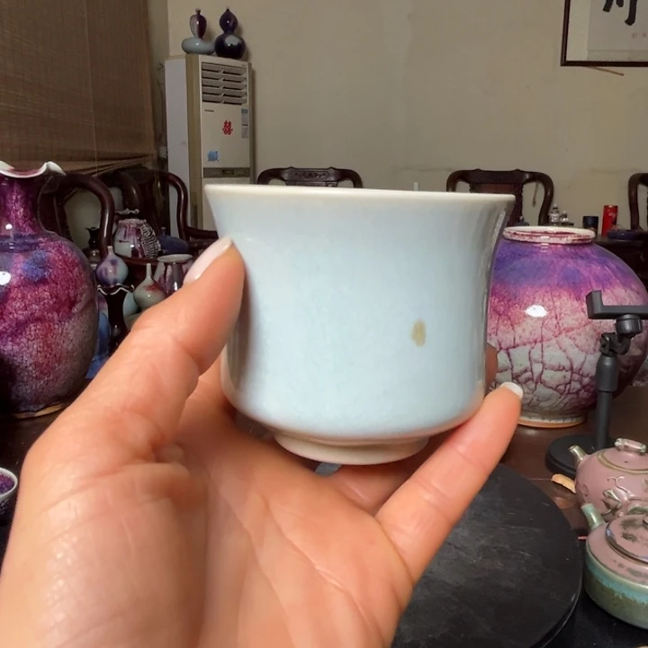 清***宇瓷片牛家钧窑牛自恒老师钧瓷