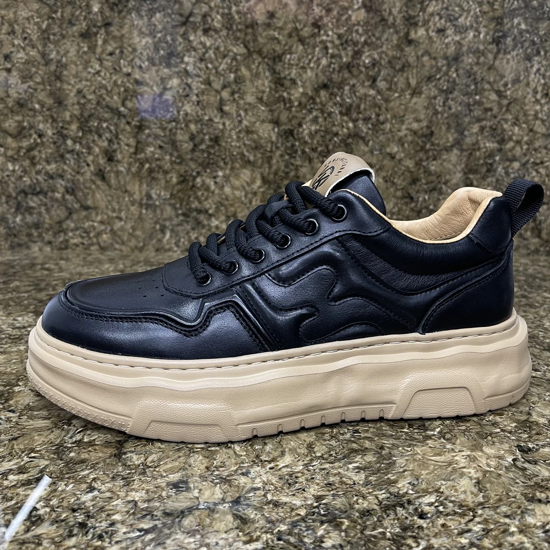 20259头层牛皮男士欧版休闲男鞋