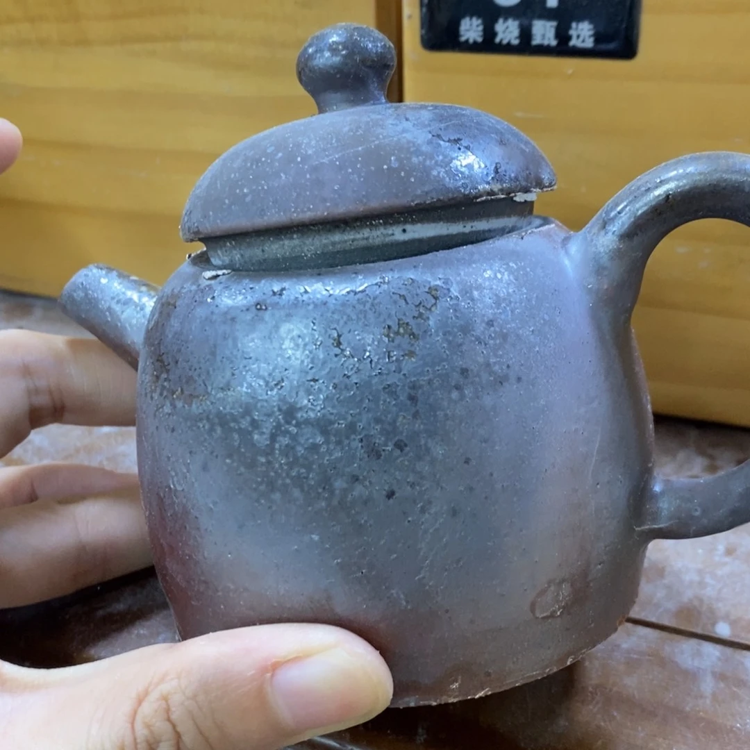 陶园柴烧，精品高货58瑕疵摆件