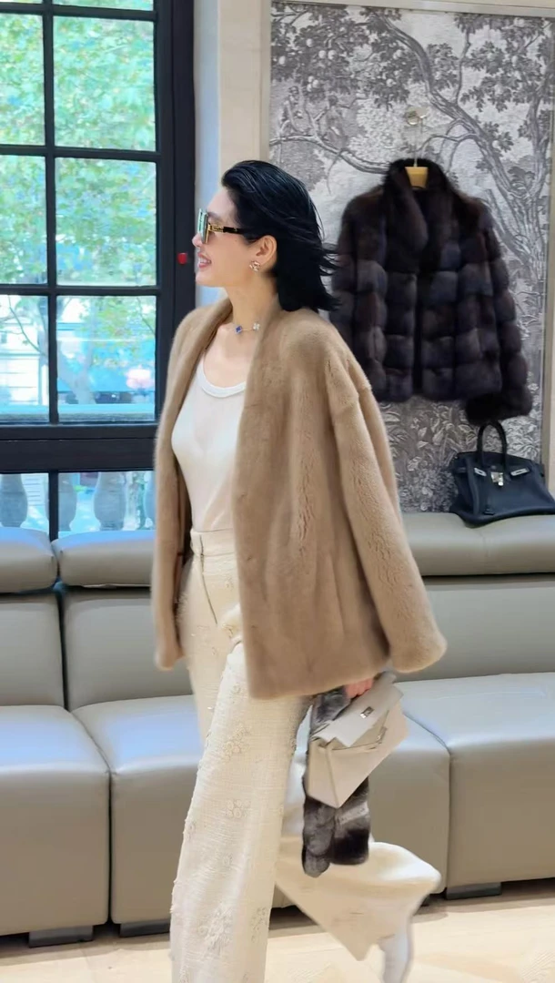 【YINGFEI PARIS】高级定制水貂外套