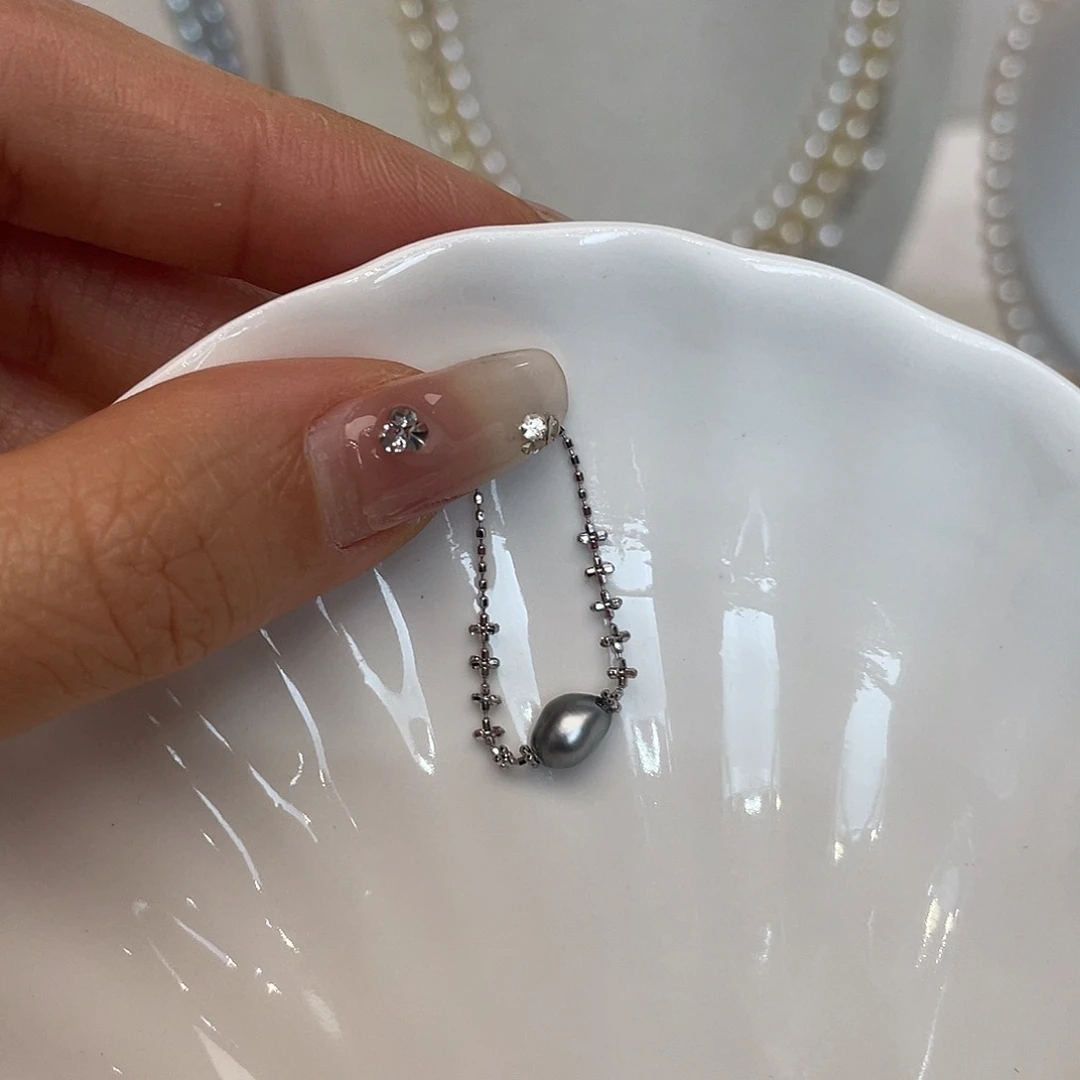 18K金镶嵌戒指海水珍珠
