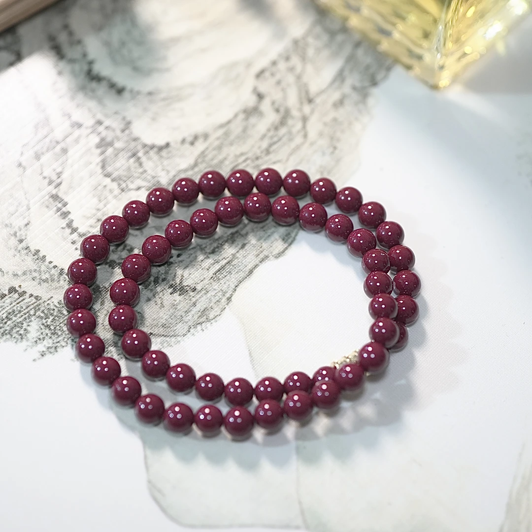 天然辰砂朱砂项链，朱砂手串，新年福利