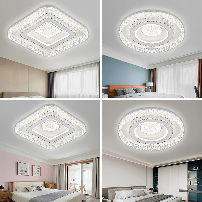 新款网红亚克力卧室220v书房餐厅吸顶灯灯具灯饰2025最新款