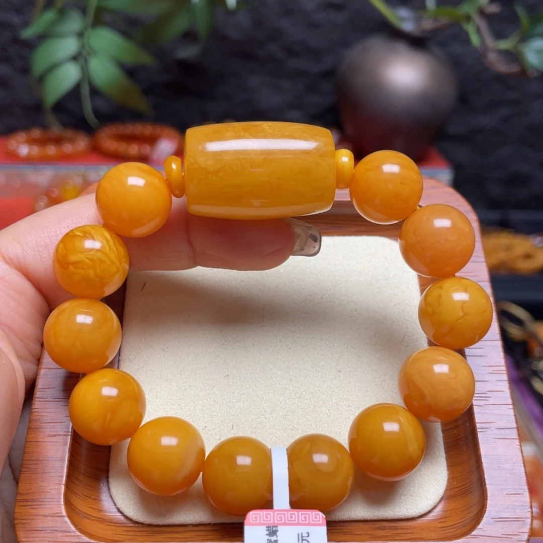 蜜蜡未镶嵌手链手串