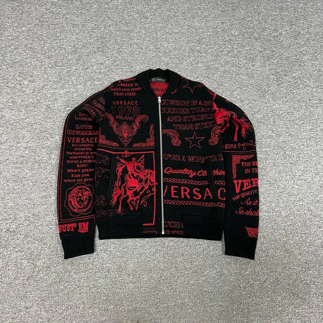 99新 VERSACE/范思哲 范思哲 弹幕秀款 针织开衫