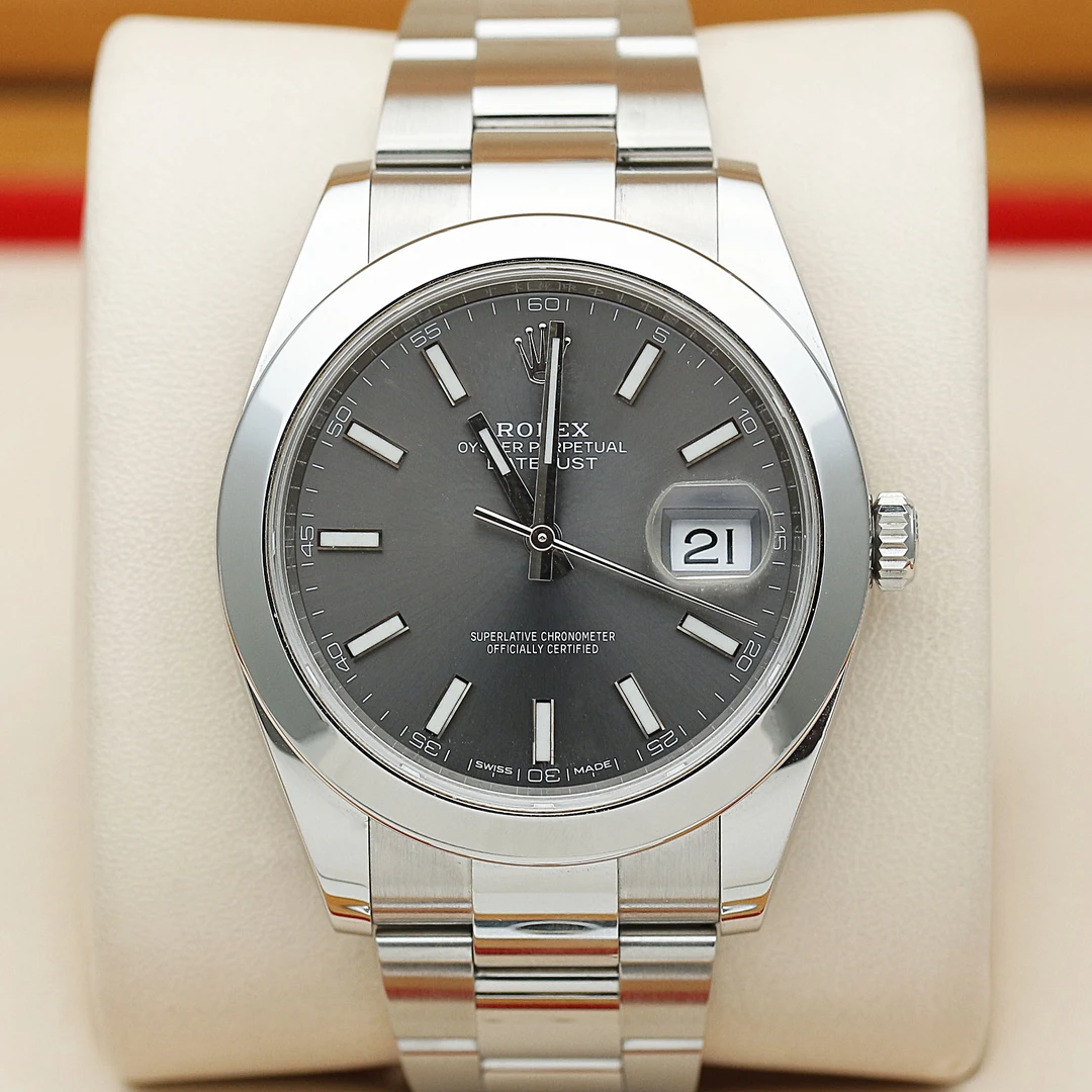 99新 Rolex/劳力士 日志型126300精钢41mm自动机械男表