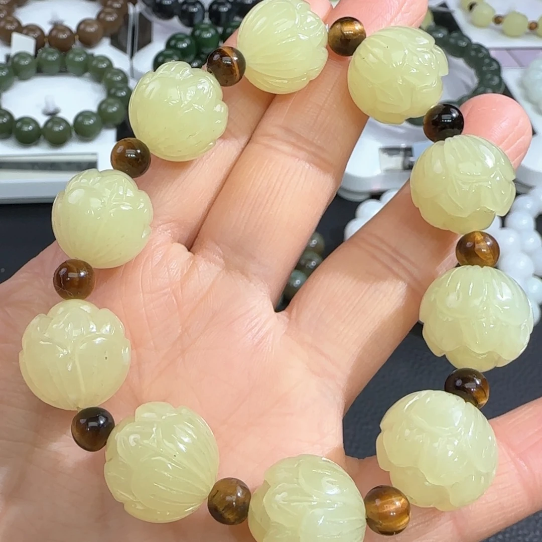 和田玉手链未镶嵌