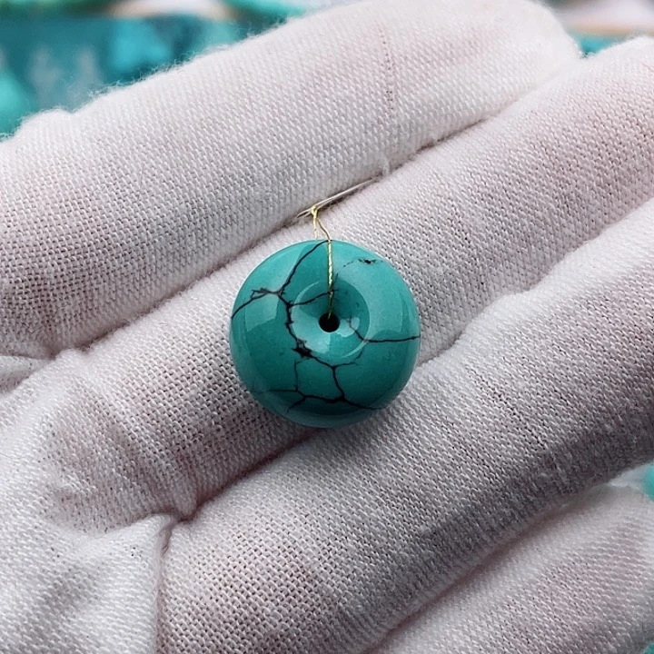 未镶嵌绿松石15m m