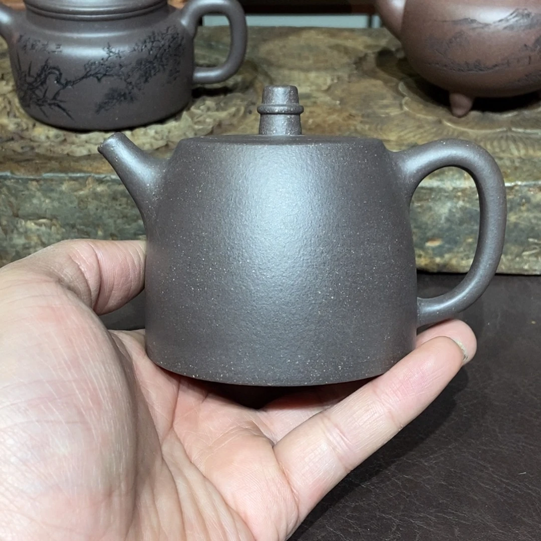 紫砂茶壶大水潭天青240容量