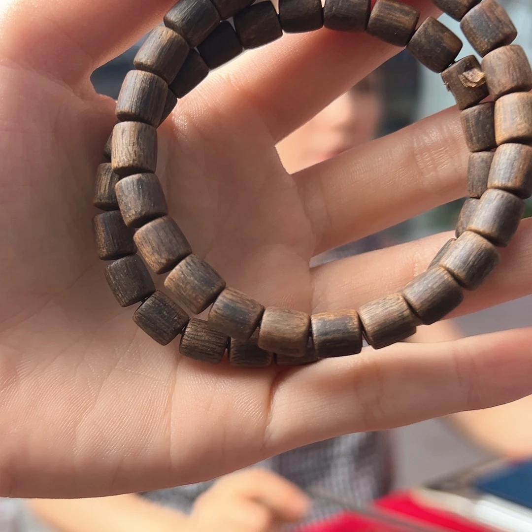 手串沉香桶珠沉水白奇多样性发一7克R001