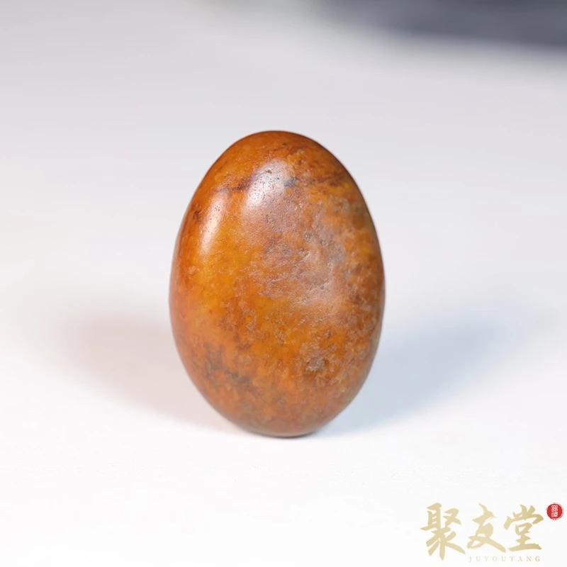 聚友堂王伟玉雕22克新疆和田玉籽料黄沁原石独籽玉石吊坠挂件玉坠