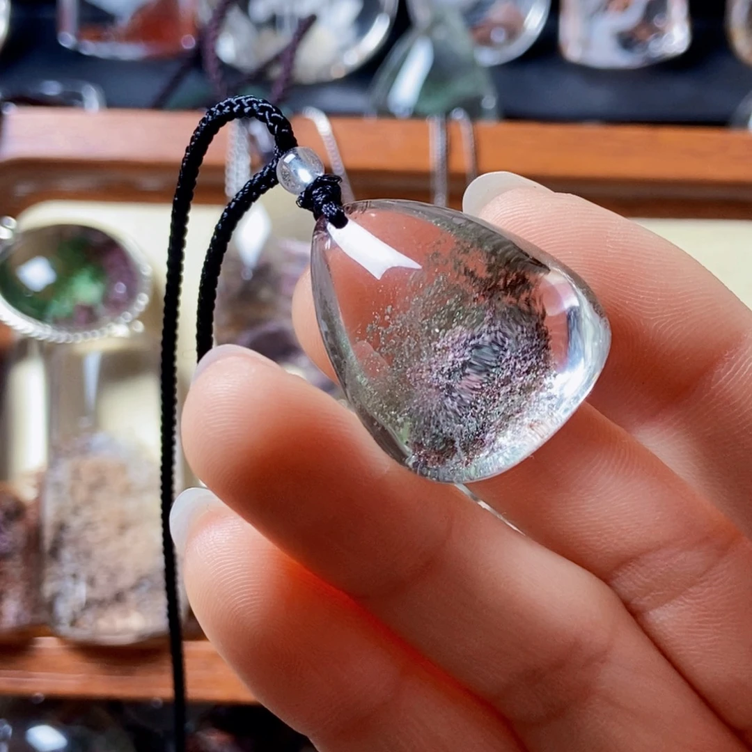 颈饰未镶嵌水晶绿幽灵