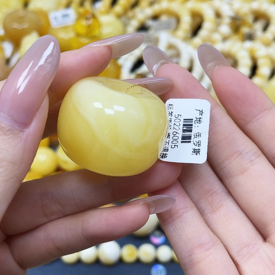 蜜蜡未镶嵌裸石面包圈33✖️24mm福利
