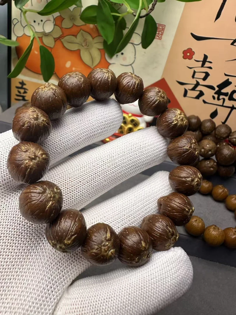 紫金鼠手串原皮原生态14尺寸精品