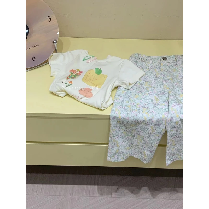 【清仓 no退no还】儿童纯棉印花短袖T恤2025夏季新款韩版51024