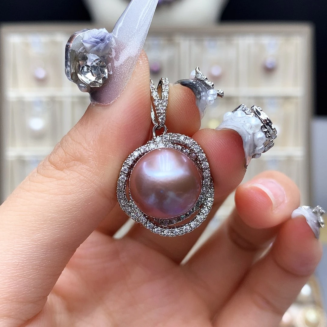 颈饰合金淡水珍珠