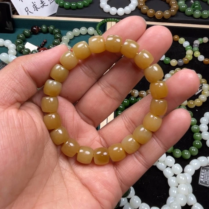 和田玉手串未镶嵌