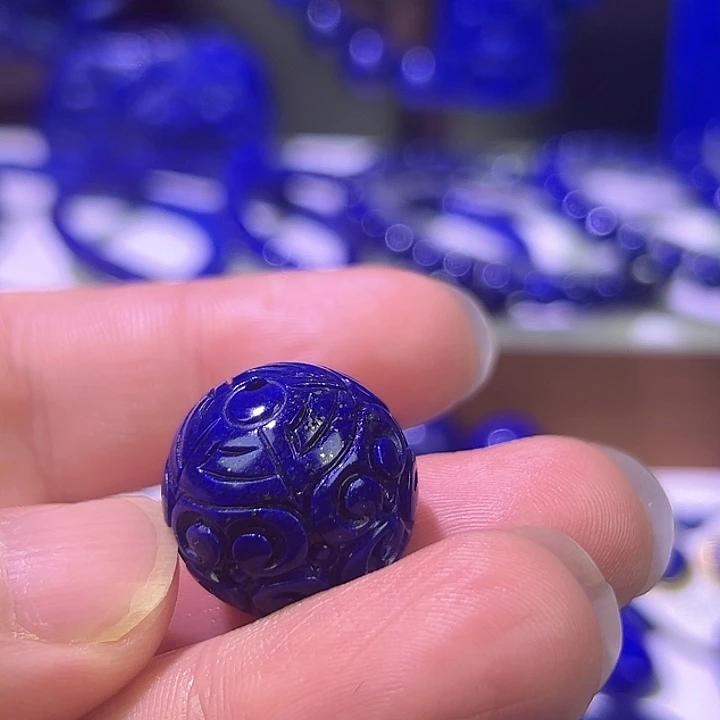 阿***哥青金石未镶嵌单珠