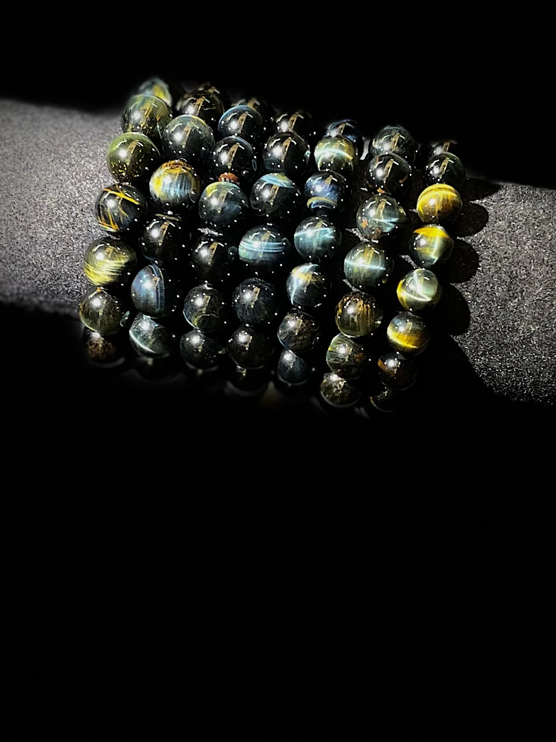 【梦幻虎眼手串】天然梦幻虎眼单圈手串/多样性发其一