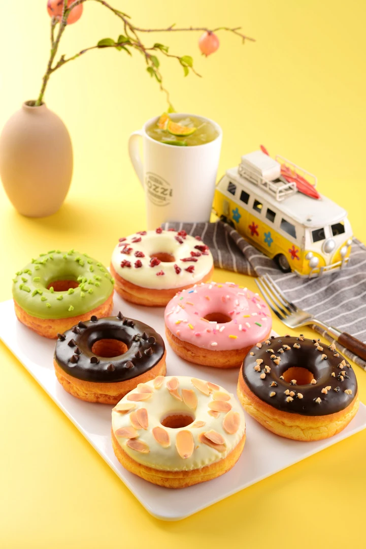 【成都网红】啦滋多拿滋甜甜圈6枚圈住你的小心心面包甜甜圈蛋糕