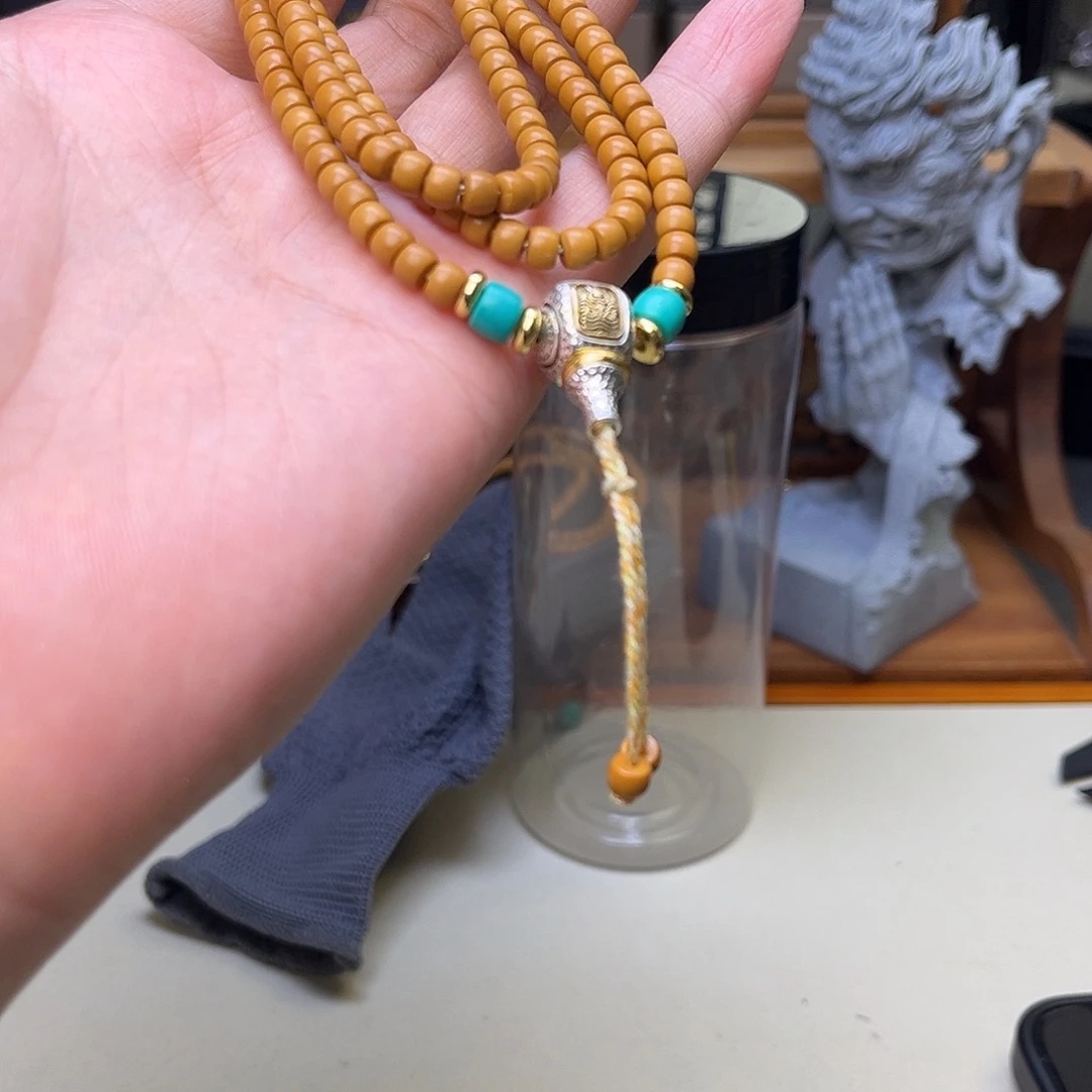 手串/手链橄榄核【听松文玩】sss级工艺精品橄榄核尖满配长串5.0