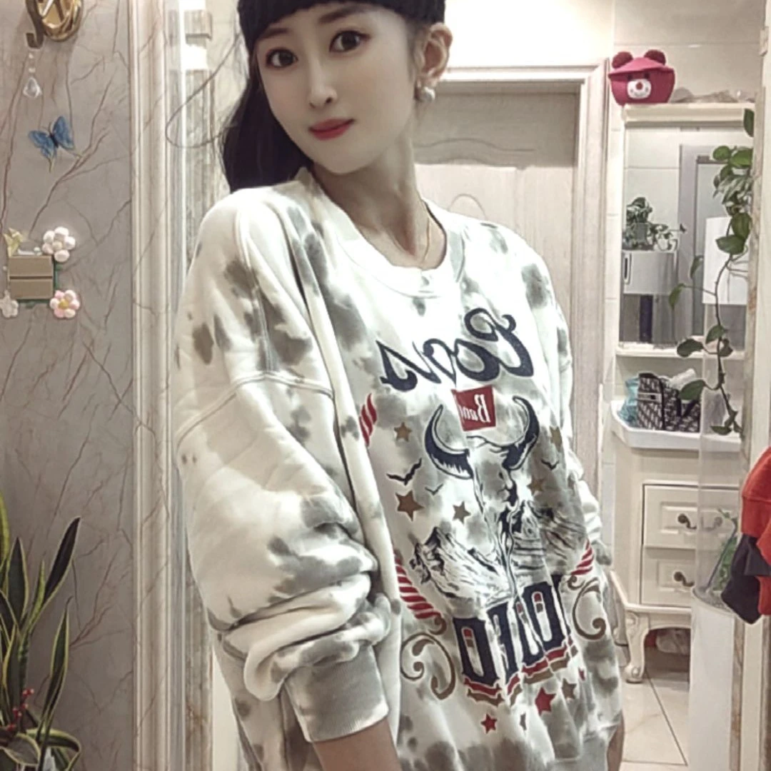 外贸休闲大板女装卫衣072