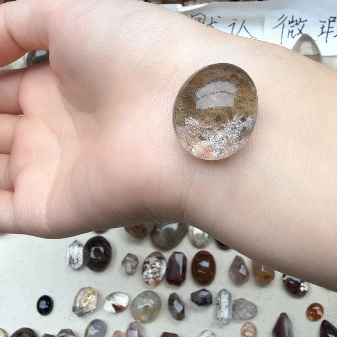 L***鹿水晶珠宝半成品未镶嵌