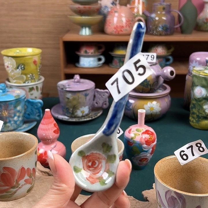 杯景德镇陶瓷手绘作品705